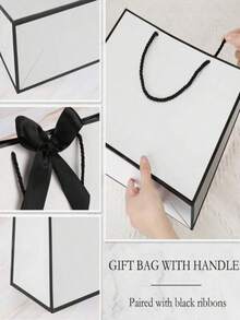 2pcs Decorative Gift Bags. These Gift Bags Are Very Practical And Suitable For Birthday Parties, Girls' Gatherings, Gift Packaging, Etc. Additionally, They Are Also Very Suitable For Packaging Gender Reveal Gifts Or Wedding Anniversary Gifts. - A - View 4
