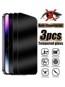 Mr. War Gorilla 3pcs-[Premium Privacy]Full Coverage Adsorption Screen Protector Glass, 9H Hardness Scratch Resistant & Wear Resistant, Rounded Corner Design For Comfortable Fit, Dust-Proof Structure Reduces Dust Accumulation, Privacy Design For Visual Comfort, Always Protects Privacy, Covers Daily Travel, Compatible With Iphone17e/17 Promax/17 Pro/17 Air/16 Promax/16 Pro/16/15 Promax/15 Pro/15/14 Promax/14 Pro/14/13/12/11 And Other Models. - Black - View 29