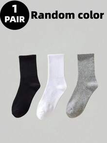[Tùy chọn số lượng] Đôi tất thể thao unisex thoải mái, phù hợp cho tập luyện, thi đấu, mặc thường ngày và công sở, thấm hút mồ hôi, khử mùi, mềm mại và nhẹ, phù hợp cho mùa xuân, hè, thu và đông. - Nhiều màu - Xem 11
