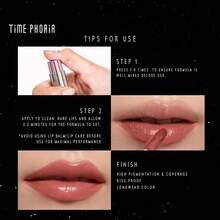 TIMEPHORIA Brillo de labios sin transferencia, color de labios de cobertura total de 24 horas, cosméticos livianos y humectantes sin pegajosidad con empaque de estilo clic - 011 MARTE CARMESÍ - Ver 6