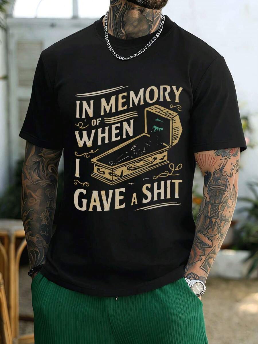 Men T-Shirts - Black - View 1
