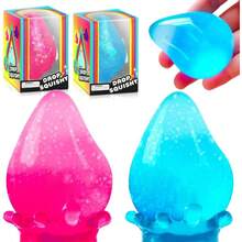 2 Packs Dream Squishy Drop Stress Balls For Adults Fidget Toys Adults, Fidgets Silicone Sensory Toys For Kids Autism, ADHD, Sensory Stress Relief Toys Birthday Day Gifts (Blue Pink) - 2PCS - 查看 7