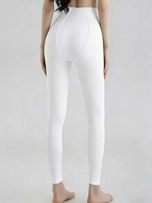 Leggings sin costuras de cintura alta para mujer, pantalones ajustados y cómodos, suaves y elásticos, adecuados para yoga y uso diario - Multicolor - Ver 9