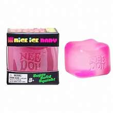Schylling Nee.Doh Nice Cube – Jelly Squish Toy, Super Sensory Squeeze Toy --[Jelly Edition] More Fun & Playability, 2.25 Inch Cube - Pink - View 5
