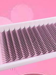 懒人向日葵假睫毛！女团同款240片卡通翅膀C型卷翘假睫毛，柔软扇形设计，自然浓密，易于粘贴。 - 查看 2