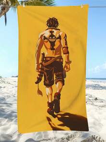 Sega Khăn tắm biển in hình One Piece, kích thước 70*140cm, chất liệu sợi siêu mịn, khăn tắm biển nhanh khô, thích hợp cho kỳ nghỉ biển, có thể dùng như chăn, vỏ gối cho ghế sofa nhà, chăn ngủ trưa văn phòng, thảm. Khăn tắm biển gấp gọn hai trong một với họa tiết in, khăn tắm biển nguyên khối. - Nhiều màu - Xem 6