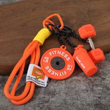 Llavero de fitness para amantes del gimnasio, regalo premium para entusiastas del deporte, accesorios para bolsas de entrenamiento, botellas de agua, hebilla en forma de D - Multicolor - Ver 5