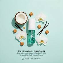 Sol De Janeiro Limited Edition Cheirosa 39 Hair & Body Perfume Mist 90ml, Tranquil Coconut Cream & Tropical Orchid Fragrance, Whipped Vanilla & Toasted Praline Notes, Vegan & Cruelty-Free Body Spray - Xịt Thơm Toàn Thân & Tóc Cheirosa 39 90ml - Xem 3