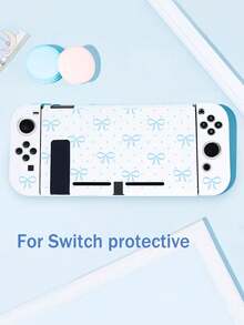 Accessories For Nintendo Switch, Bow & Polka Dot Pattern, Compatible With New Switch 2 (2025), NS2/Switch OLED/Switch Protective Case, Storage Bag, Cartridge Slot Base Shell, Game Card Box, Best Gift Compatible With Switch Players, Valentine's Day/Romantic Gift - Multicolor - View 18