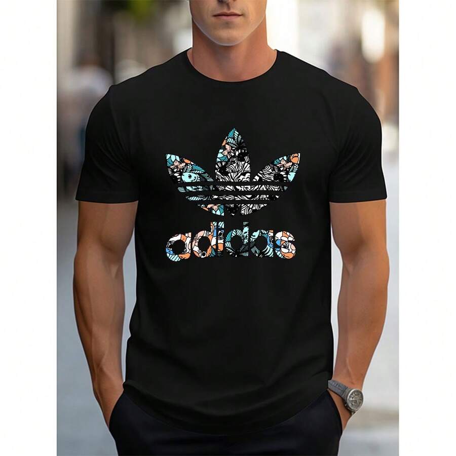 Men Outdoor Tees & Tanks - Black - View 1