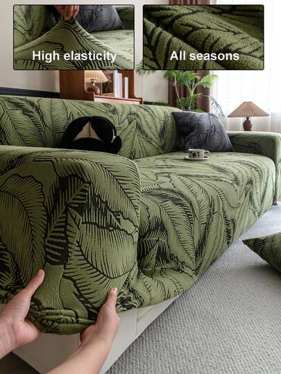 1 tấm bọc ghế sofa co giãn bằng vải lông mềm mại, thân thiện với thú cưng, chống trượt, bền, có thể giặt máy, không phai màu, trang trí ngày lễ, tăng thêm không khí ấm cúng, bảo vệ ghế sofa, phù hợp với ghế sofa 1/2/3/4 chỗ ngồi, kèm theo miếng dán chống trượt.