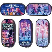 Hasbro 1 Stück K-Pop Hexe Mädchen Gruppe 3-lagiger Federmäppchen, großer Stauraum für Schreibwaren, mehrlagige Stiftetasche, Cartoon-Muster, verschiedene Stile erhältlich - Einzelstück - Übersicht 3