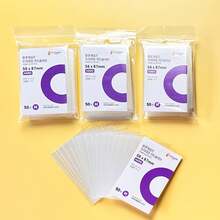 tehaoen 50-500pcs Korea Card Sleeves Clear Acid Free CPP HARD Photocard Holographic Protector Film Album Binder Photo Popcorn Card - 56*87mm - View 14