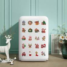 50 piezas Pegatinas decorativas de Papá Noel navideñas lindas con grafitis para bicicleta, cuenta de mano, estuche de lápices - 50 piezas - Ver 6