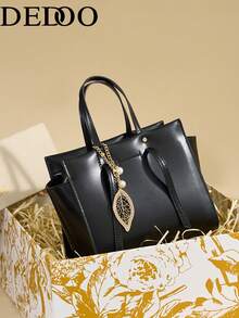 Dedoo Light Luxury Fashion Versatile Multi-Compartment Large Capacity Handbag Crossbody Bag - Black - View 8