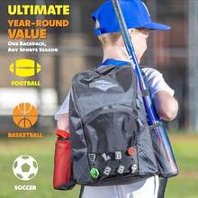 - Bolsa de béisbol y softbol juvenil con panel personalizable - como en la foto - Ver 5