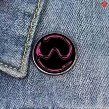 1枚 Chromatica 专辑标志珐琅徽章，电子流行音乐时代金属胸针，可别在背包和夹克上 - A - 查看 1