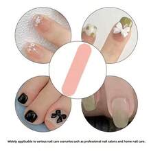 50/100/200支/包 一次性双面指甲锉，迷你指甲锉，适用于家庭或专业美甲工具 - 粉色 - 查看 7