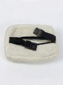 1 pieza Cubierta de caja de pañuelos de peluche, soporte multiusos para pañuelos colgante para el asiento, reposabrazos, consola del coche - A - Ver 9