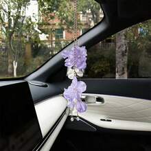 Creative Car Pendant Rearview Mirror Hanging Decor, Car Interior Accessories - Color 1pc (A) - View 8
