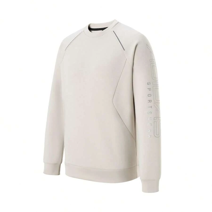 Áo nỉ cổ tròn Adidas kiểu dáng mới 2026, unisex, thể thao, thường ngày, đa năng. - Màu be - Xem 1