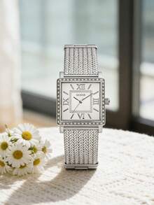 GUESS Stainless Steel Elegant Daily Wear Watch W0826L1, Suitable For Commuting & Work - Silver - View 1