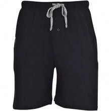 Hanes Big Mens Jersey Lounge Drawstring Shorts With Logo Waistband, Red/Black, Pack 2 40130-XXX-Large - Multicolor - View 2