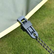 24pcs 3.07" X 1.10" Multi-Functional Wind Resistant Waterproof Non-Slip Reusable Adjustable Strong Grip Tent Tarp Sunshade Fixing Clips, Outdoor Camping Essential Tools. Picnic Mat Fixers, Used To Secure Sunshades And Nets, Patio Sunshade Net Clips, Canopy Fixing Buckles - Multiple Styles - View 1