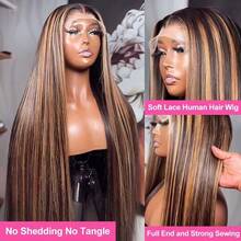 Tóc giả ren kiểu bob ombre màu vàng mật ong MECRY 12 inch 13x4, tóc thẳng, tóc thật. Tóc giả ngắn kiểu bob với phần tóc mái dày 180%, loại 12A. Không cần keo dán, đã được tỉa sẵn và có highlight baly, kiểu tóc cơ bản dành cho nữ. - SP4/27 - Xem 6