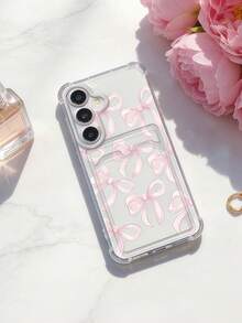 1个可爱蝴蝶结透明防摔气囊手机壳，带卡槽，兼容苹果17 Pro Max、17 Air、17 Pro、17、16 Pro Max、16 Plus、16 Pro、16、15 Pro Max、15 Plus、15 Pro、15、14 Pro Max、14 Plus、14 Pro、14、13 Pro Max、13 Pro、13、12 Pro Max、12 Pro、11 Pro Max、11 Pro、11、XS Max、XR、X/XS、7 Plus、8 Plus以及三星Galaxy S21、S22、S23、S24、S25、S26。 - 無色 - 查看 1