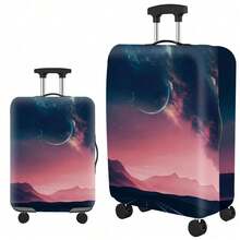 Funda de equipaje gruesa y elástica, protector de maleta a prueba de polvo y resistente al desgaste con capa de aire - Multicolor - Ver 18