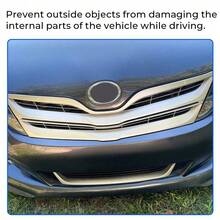 Fits  Venza 2013-2016 Front Upper Grille Grill Silver Factory Replacement - Default - View 3