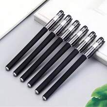 5/10/20支装黑色/蓝色/红色哑光凝胶墨水笔套装，0.5毫米超细笔尖圆珠笔，书写流畅，速干，带口袋夹设计，办公学习文具用品，签名笔（中性色） - 套裝 - 查看 10