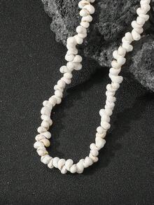 1件天然贝壳项链，简约个性化男士礼物 - 貝殼海螺項鍊 - 查看 3