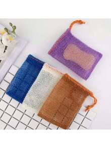 1 túi lưới đựng xà phòng tẩy tế bào chết, túi nylon dày dặn đựng xà phòng, túi tạo bọt xà phòng nhiều, túi đựng xà phòng tắm, túi lưới/túi tạo bọt xà phòng. - Nhiều màu - Xem 3