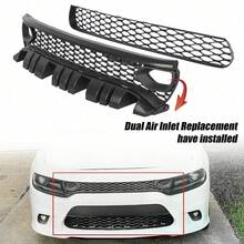 For 2015-23 DODGE CHARGER RT SCAT PACK SRT STYLE Front Upper + Lower Grille Kit - Default - View 12