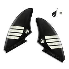 Surfboard Twin Keel Fins (2 Fins) Dual Tab Single Tab Sizes Nylon Plastic Fins For Longboard Surfboard Funboard - KFU - View 8