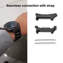 11pcs Watch Adapter Tool Sets Including 4pcs Watch Connectors Compatible With Samsung Galaxy Watch 8 8 Classic Watchband Stainless Steel Connector For Ultra/ Ultra 2025 Watch Accessory,With 6 Pcs Raw Ears And 1 Pc Disassembly And Assembly Tool - Multicolor - View 7