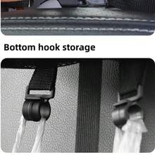 Tempat Sampah Mobil Lipat Anti Bocor dengan Tutup, Tas Penyimpanan Mobil Tahan Air, Cocok untuk Bagasi Truk dan SUV/Kursi Depan/Kursi Belakang, Kantong Penyimpanan Interior Mobil yang Mudah Dipasang, Sangat Cocok untuk Perjalanan - Hitam - View 6