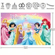1 tấm phông nền trang trí tiệc sinh nhật chủ đề Công chúa và các chủ đề khác (210*150/150*100/100*75cm), phông nền chụp ảnh lâu đài sao cầu vồng lấp lánh, trang trí tường tiệc sinh nhật cho trẻ sơ sinh, trang trí studio chụp ảnh. - BJB - Xem 8