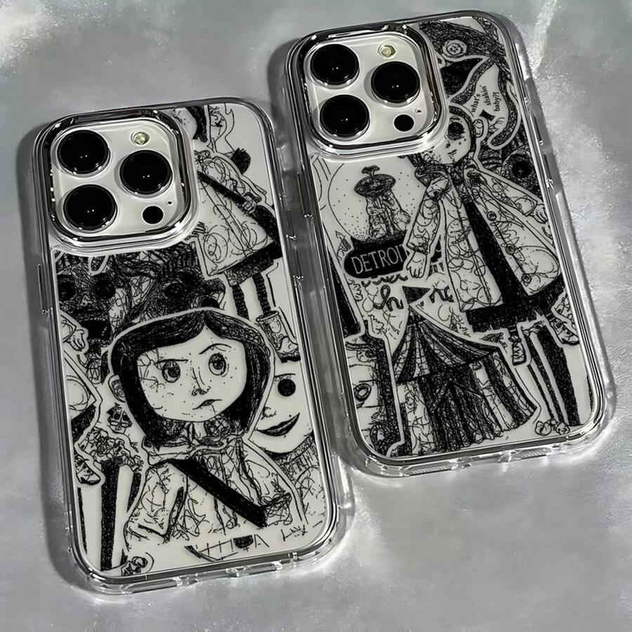 Funda de teléfono estilo anime para Phone17Air16e161514131211MnProMaxXXRXSMAX87ArPlus, cubierta suave transparente. - LYK-340YJJ121685A2 - Ver 1