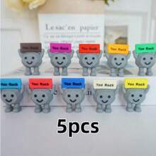 5/10pcs "You're Awesome" Mini Decor - Positive Motivational Gift, Inspiring Stone Decor, Party Decoration, Stone Ornaments, Gift Bag Filler And Rewards. Suitable For Gifting To Family, Coworkers, Employees, Teachers, Friends As Birthday Encouragement Gift, Also Can Be Used For Room Decor And Office Desk Decor - Multicolor - View 11