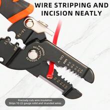 Wire Stripper, 3-Rd Generation Wire Strippers Or Crimping Tool, 5-IN-1 Wire Crimper Or Cutter, 10-20 AWG Electric Wire, Multi-Function Hand Tools - 1 - Xem 5
