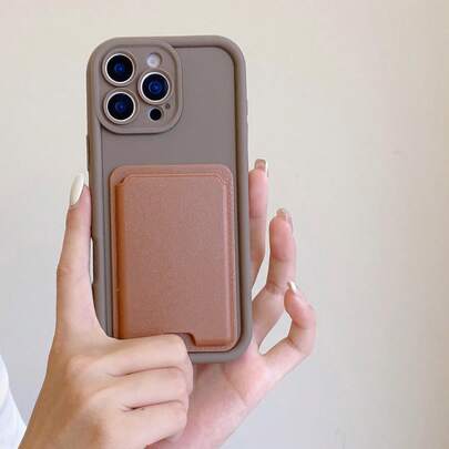 (Theo dõi cửa hàng, thu thập sản phẩm để nhận dây đeo miễn phí) Ốp lưng điện thoại có khe đựng thẻ + dây đeo cổ tay, tương thích với iPhone 17 Pro Max/16 Pro Max/15 Pro Max/14 Pro Max/13 Pro Max/12 Pro Max/11 Pro Max/XS Max/7/8 Plus, S26/25 24 32 1u, Honor,