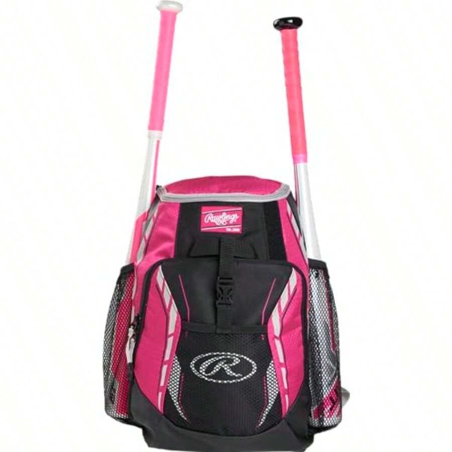 Rawlings R400-NPK Players Backpack - Rosa - Ver 1