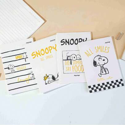  1 cuốn sổ phác thảo Snoopy phổ biến năm 2026, giấy dày và mịn, mực không lem, thoải mái khi viết. In hình hoạt hình Snoopy dễ thương và được thiết kế với giấy bảo vệ mắt, phù hợp cho học sinh luyện tập, tính toán và soạn thảo bài tập. Kích thước tiêu chuẩn, đóng gáy chắc chắn, nhiều kiểu dáng, giao hàng ngẫu nhiên, thiết thực cho sử dụng cá nhân, học tập và tặng bạn bè. Quà tặng năm mới, quà tặng ngày Valentine, quà tặng lễ Phục sinh (kiểu ngẫu nhiên)