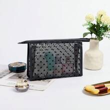 Túi lưới nylon xách tay, túi lót lưới, túi đựng mỹ phẩm, gối du lịch, túi đựng cọ trang điểm, túi giặt và bảo quản. - Nhiều màu - Xem 5