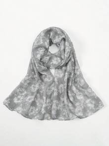 1 szt. Damska chusta na głowę w kratę tie-dye, len, wysokiej jakości, kontrastowy kolor, w stylu boho, miękka i wygodna, uniwersalna chusta na głowę, boho, wielofunkcyjna chusta chroniąca przed słońcem, odpowiednia na spotkania, podróże, fotografię i na każdą porę roku, plażę, wakacje - Wielokolorowe - Zobacz 5