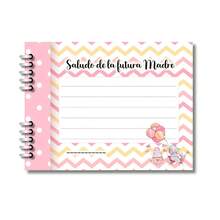 Álbum Firmas & Buenos Deseos / Baby Shower / Elefantito Rosa - Unitalla - Ver 4