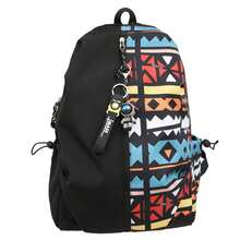 American Street Graffiti Backpack, Fashionable Casual Backpack For High School And College Students - Multicolor - View 8